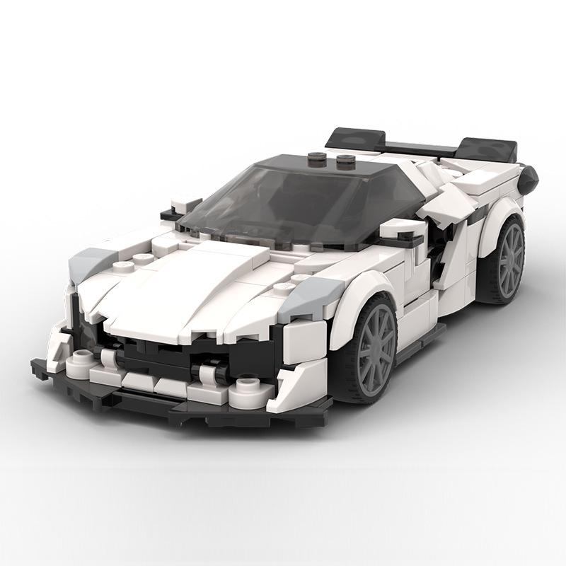 

Совместимые строительные блоки MOC: Игрушечная модель автомобиля Chevrolet Corvette Z06