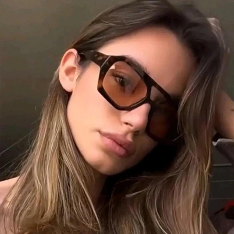 Fashion Sunglasses Luxury Designer Colored Lenses Sun Shade Glasses For Women Vintage Uv400 Brand Sun Glasses