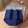 Women S High Waist Cotton Floral Briefs Long Crotch Antibacterial Underwear