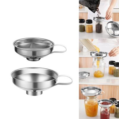 Stainless Steel Canning Funnel  Funnel Hopper Kitchen Tool Gadget