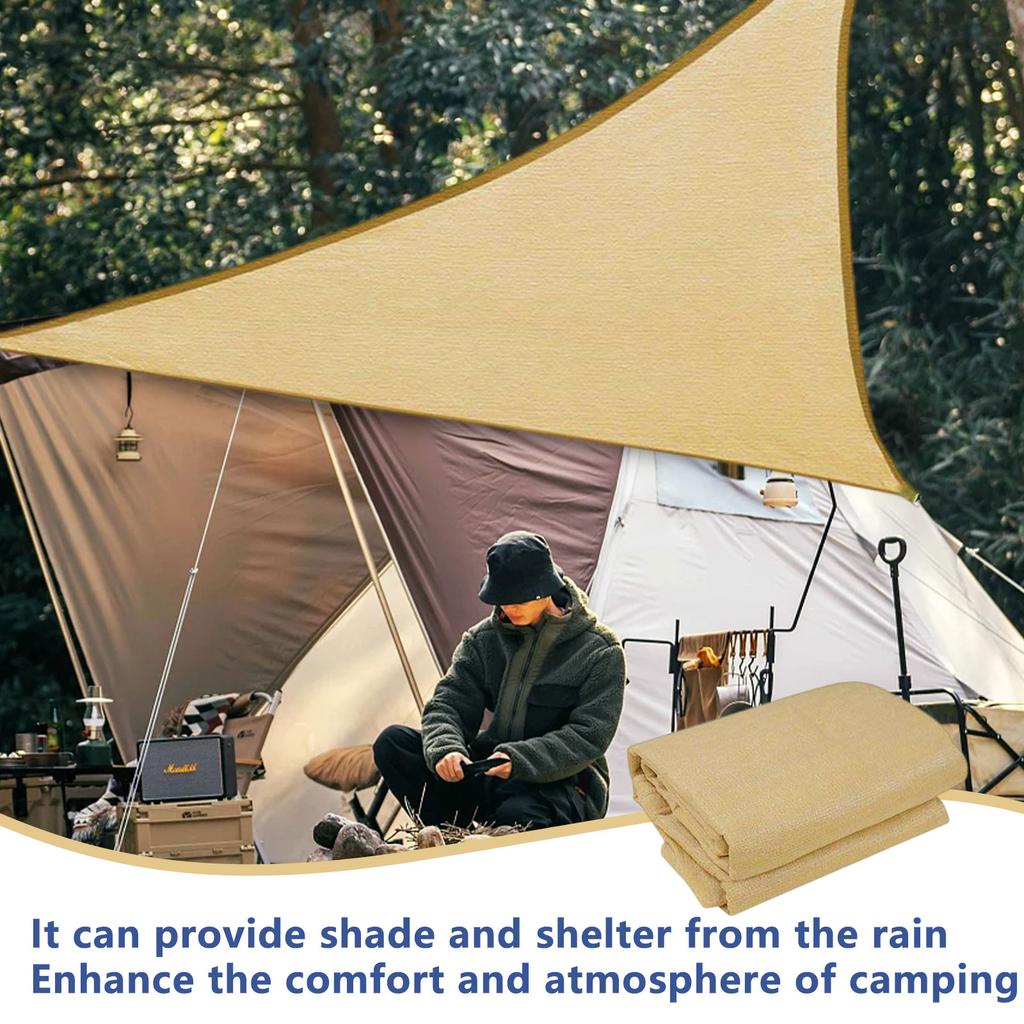 Sunshade , Sand Color, Sunshade UV , Suitable For Patio, Backyard, Garden, , Outdoor Facilities And Events