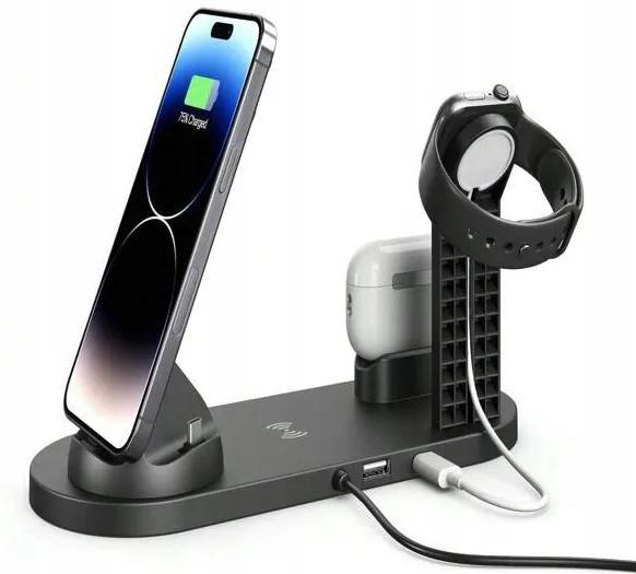 Apple 6-in-1 Foldable Wireless Inductive Charger Charging Station