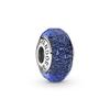 Faceted Blue Murano Glass Charm
