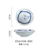 Japanese and Korean Ceramic Bowl Irregular Fruit Salad Bowl Home Large Shaped Ramen Bowl Serving Sashimi Tableware