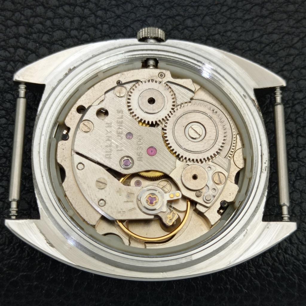 Ceas bărbătesc ALLWYN 6300A cu întoarcere manuală INDIA VINTAGE CADRAN ORIGINAL a706118-1