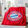 FC Bayern München Motiv Bedruckte Decke - Perfekt für Sofa, Bett, Reisen & Outdoor-Nutzung | Maschinenwaschbar, Gemütlich & Langlebig.