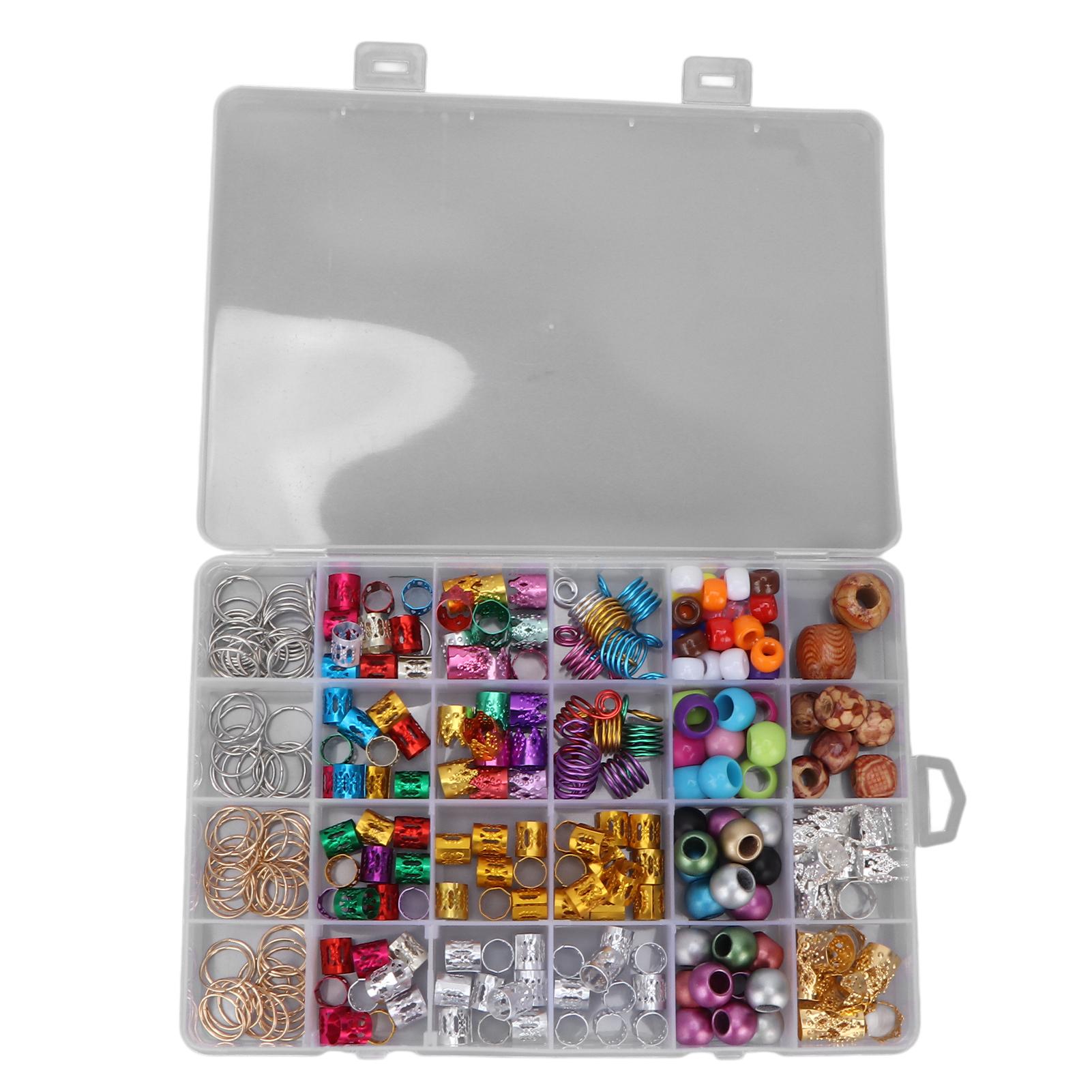 

278 шт. Спирали для волос, бусины для дредов, сплав, дерево, ювелирные изделия для волос, кольца, зажимы для украшения волос