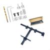 Cabinet Hardware Doweling Jigs,Adjustable Cabinet Templates Tool for Knobs,Handles and Pulls,Centering Locator M4YD