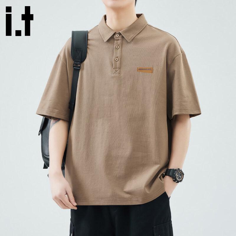 :CHOCOOLATEit Men's Basic Short Sleeve Polo Shirt