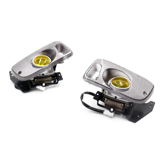 2Pcs Waterproof Car Front Fog Lamps Halogen Lights for Honda Civic 1992-1995