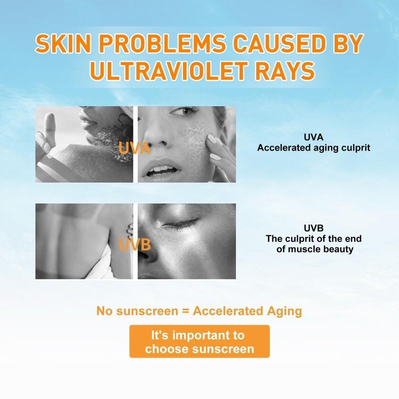 Eelhoe Protective Cream Summer Sunscreen Non Greasy Moisturizing Even Skin Tone