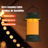 400ml Tragbarer Aroma-Luftbefeuchter USB Wiederaufladbare Retro Campinglampe Drahtlose Aromatherapie Ätherisches Öl Diffusor Luftbefeuchter
