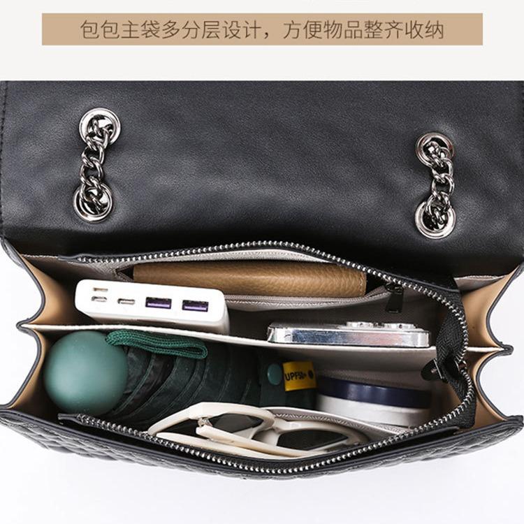 Shoulder Bag, Women's Bag, High-end Chain, Small Square Bag, Fashionable and Versatile Crossbody Bag, Large Capacity Commuting Women's Bag