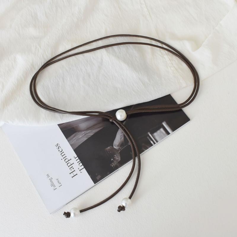 [ZYAS]Thin Waist Rope For Women Fashion Decorative Summer Waist-Cinching With Skirts Slimming Waist Belts Strap