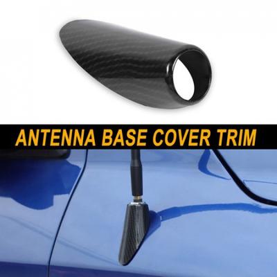 Carbon Fiber Antenna Base Moulding Cover Trim For Dodge Ram 1500 10-17 Accessori