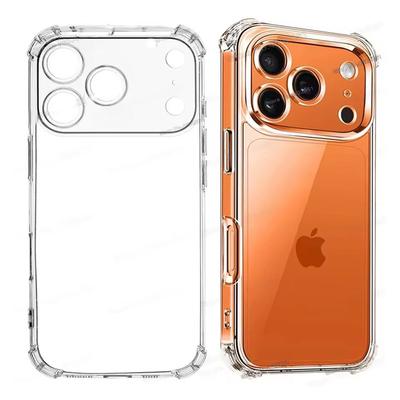 Custodia Morbida Antiurto Per iPhone 17 Air 16E 15 14 13 12 11 X XR 7/8 Ultrasottile Silicone Trasparente Cover Posteriore Chiara Per iPhone17 17Pro Max Guscio Sottile