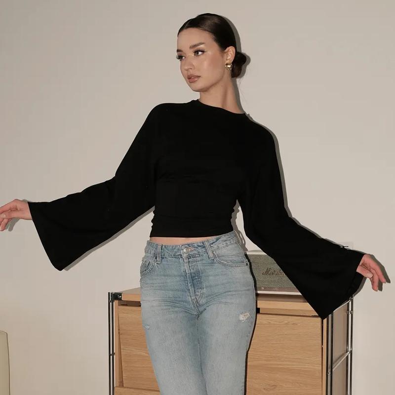 Black Lace T-Shirts Women Blouse 2026 Spring Slim Long Sleeve T Shirts Street Casual Party Elegant Fashion Lace Shirt Tees Top