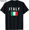 Italia TShirt Italy Flag Coat of Arms Tee Shirt Repubblica Italiana Italian Heritage Vintage T Shirt Guys Streetwear Crew Neck