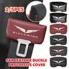 Car Seat Belt Buckle Leather Anti-Scratch Protector Cover For Cadillac Escalade ATS CTS CT4 CT5 CT6 XT4 XT5 XT6 XTS Deville