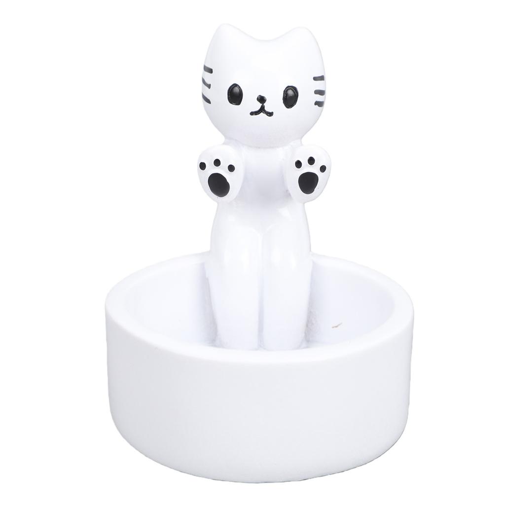 Warming Paws Tea Light Candle Sticks Holder Cute Decorative Item Artistic Candle Stand White Cat