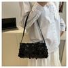 New Fashion Sequin Shoulder Bag for Women Large Capacity Tote Handbag Travel Purse