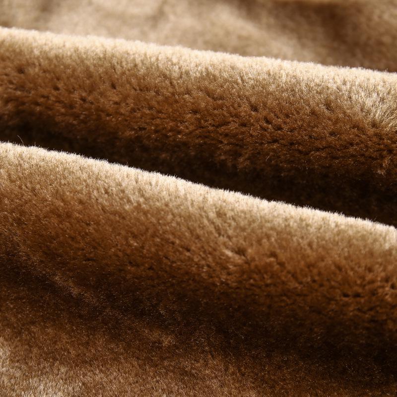 Auf Lager Jugendliche Lässige Braune Baumwolljacke mit Reißverschluss & Schrägtaschen