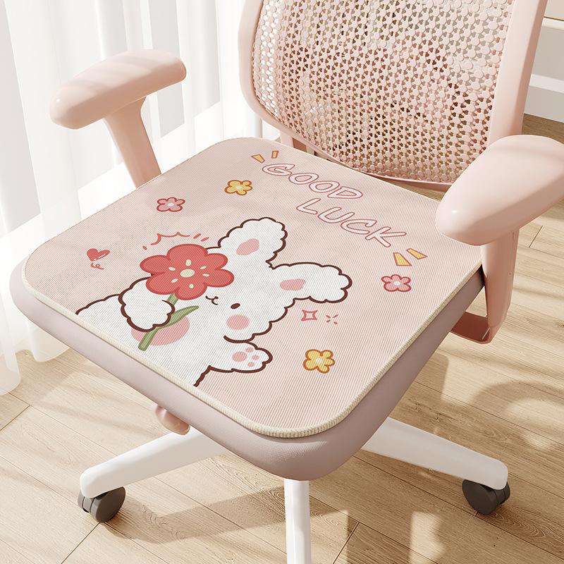 Cartoon Cute Four Season Cushion, Cooling Pad, Home Office Seat Cushion, Easy To Wash and Clean