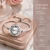 with Adjustable Bracelet Rotundity Shaped Watch Wrist Decoration  Women Girl