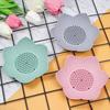 Silicone Soap Dish Lotus Shape Soap Holder with Drainage Holes Non-Slip Soap Holder
