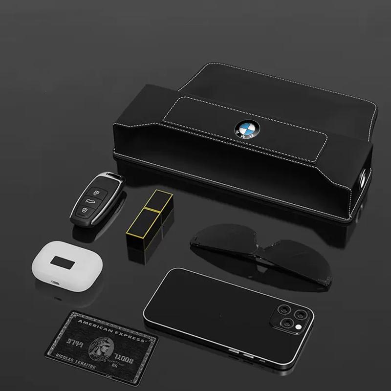 Car Seat Gap Multifunction Leather Organizer Storage For BMW X1 X3 X5 X6 X7 1 3 5 6 7 Series G20 G30 G11 F15 F16 G01 G02 F48
