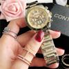 CONTENA Luxury Elegant Watch for Women Geneva Series Date Ladies Watch Alloy Stainless Steel Quartz Women's Watches Girl Reloj