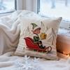 Christmas Throw Pillowcase, Christmas Home Decoration Pillow Cover, Set Of 4
