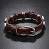 Star Skull Bracelet PU Leather Rivet Bracelet Fashion Chain Bracelet  Women Men