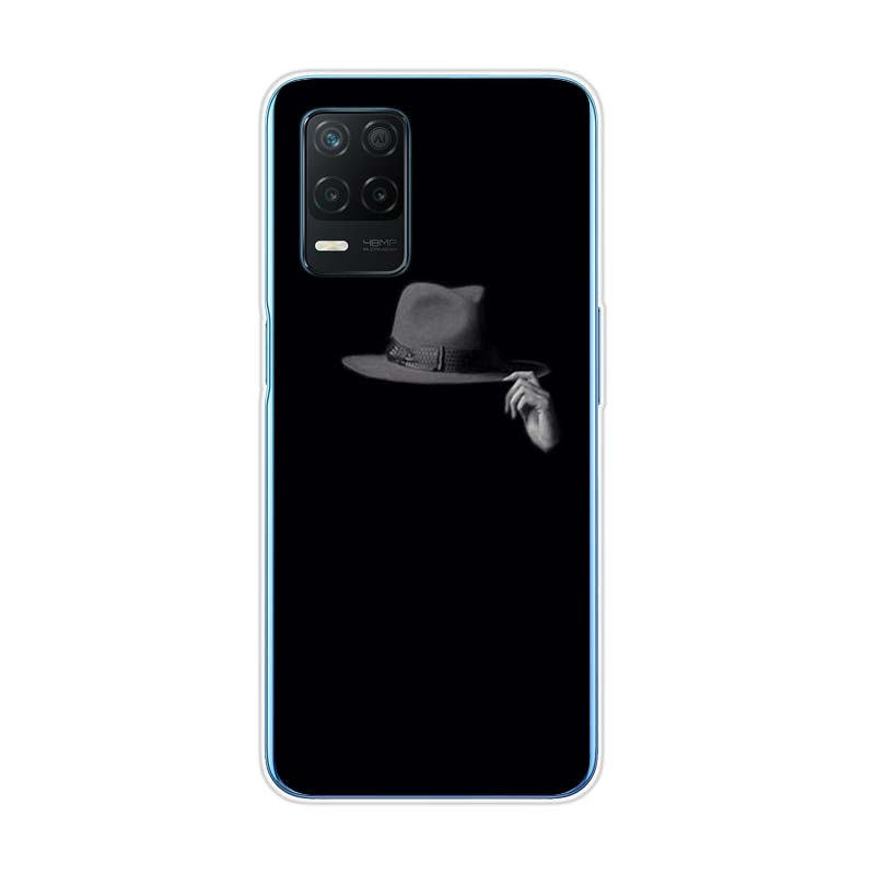 Man Suit Shirt Tie For Realme 8 8i V3 V5 GT Neo Flash Edition Explorer Master Neo2 Narzo 30 50i 50A C21Y Phone Case