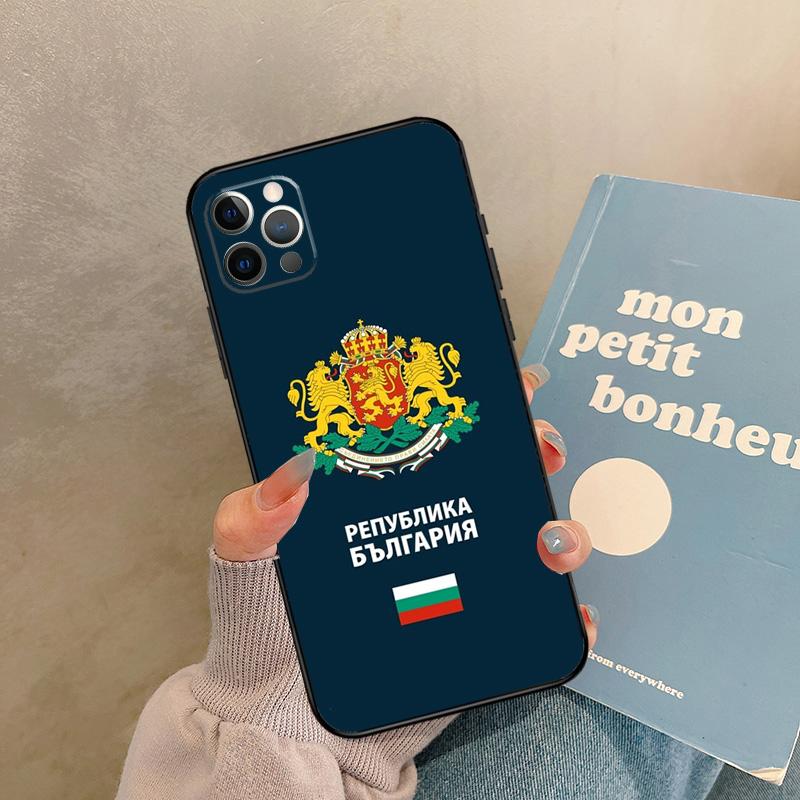 Bulgaria Flag Passport Case For iPhone 17 Air 15 14 13 12 11 16 Pro Max 13 mini XR 15 16 Plus 16e Back Cover Shell