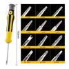 Magnetic Disassemble Tools Insulated Combination Kit Batch Head Screwdriver Set Plum Triangle Bit
