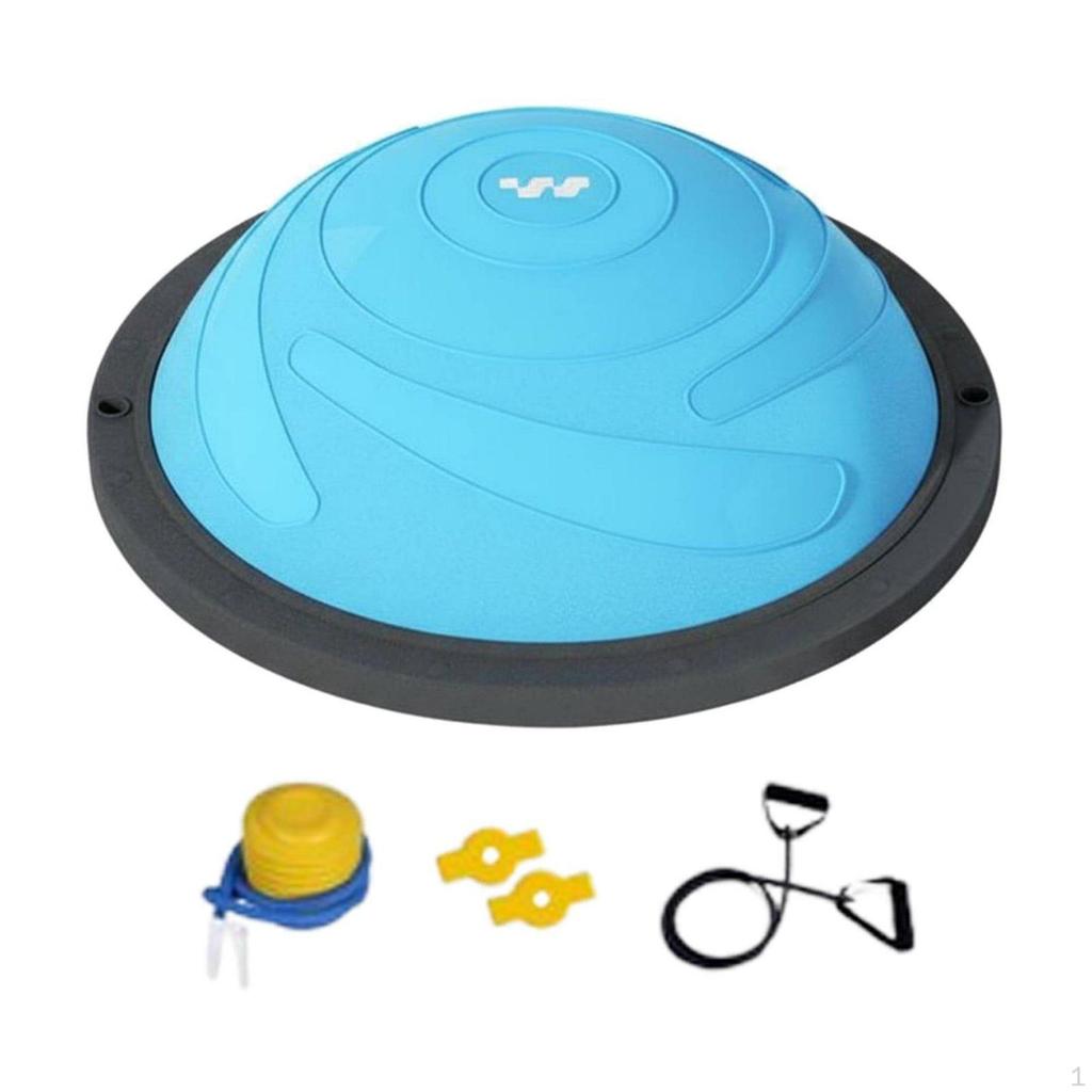 Children's Balance Ball Stable Anti-Rollover Base Half Stretching
