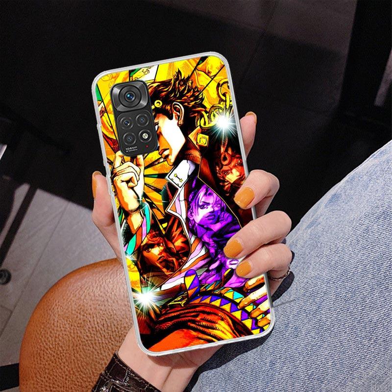 All JoJo's Bizarre Adventure Phone Case For Xiaomi Redmi Note 15 14 13 12S 12 11 Pro Plus 14S 11S 11E 10 10S 11T 5G Personalized