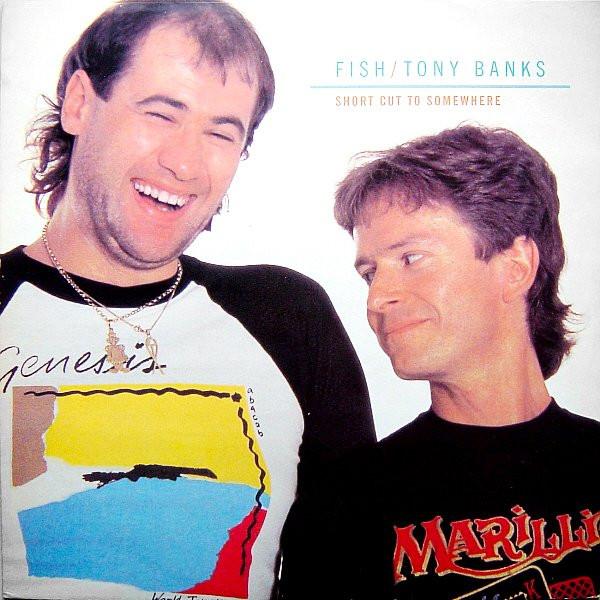 

12inch Record FISH TONY BANKS Shortcut To Somewhere Smilin Jac CB42612 CHARISMA 1986 UK Rock Used