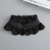 Layered Mesh Puffy Collar Tulle Scarf Palace Neck Ruff Collar Decorative Fake Collar Necklace Clown Cosplay Costume Props