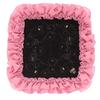 Anna Sui X My Melody Kuromi Large Towel Handkerchief (28cm) with Gathered Ruffles (Pink) Women's Towel Hand Towel Approx. 28cm 001444-0001-01
