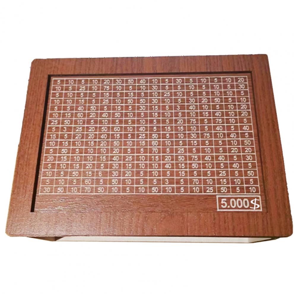 

Деревянная копилка со счетчиком маркер ручка копилка деньги целевые цифры монета наличные контейнер сбережения вызовы коробка детский подарок