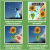 9 Sheets Reusable Spring Window Clings Sticker with Bright Color and Rich Pattern for Shopkeepers and Home Decoration