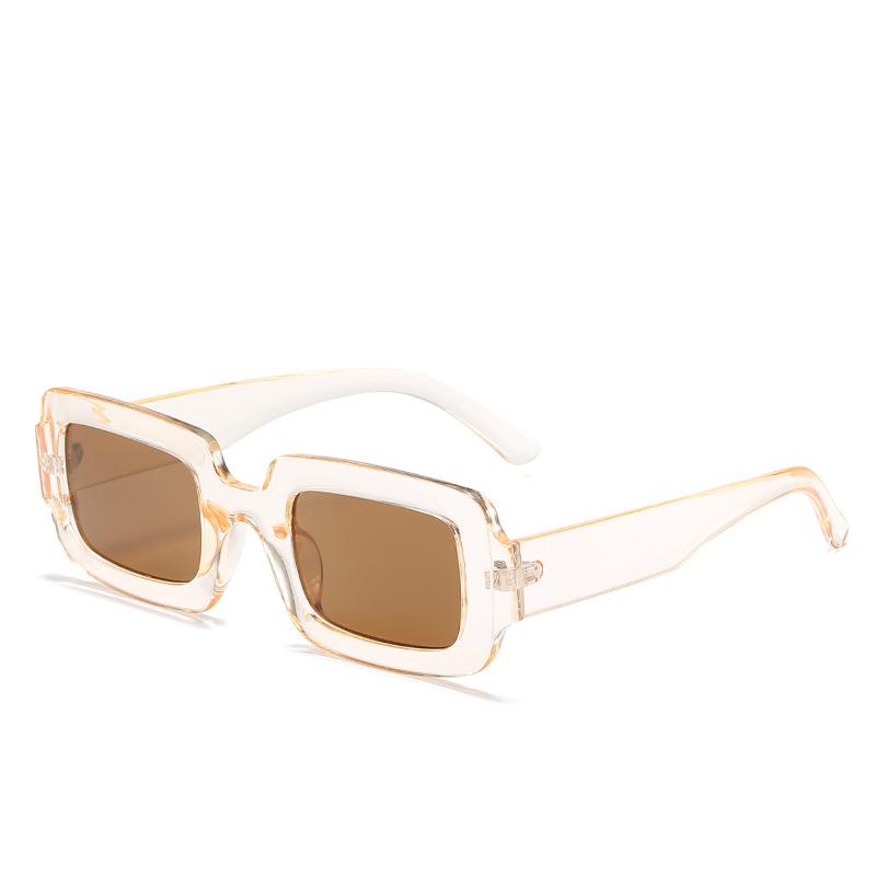 Square Sunglasses, Mujia Catwalk Jelly-Colored Square Glasses, Street Photography Retro Sunglasses For Women