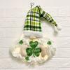 Patricks Day LED Lighted Gnome Doll Dwarfs Ornament Swedish Tomtes Hangings Sign Holiday Party Front Door Wall Gift