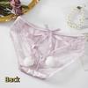 Low Waist Underwear for Women Bowknot Lace Underpants Breathable Lace Panties  Valentine's Day Gift