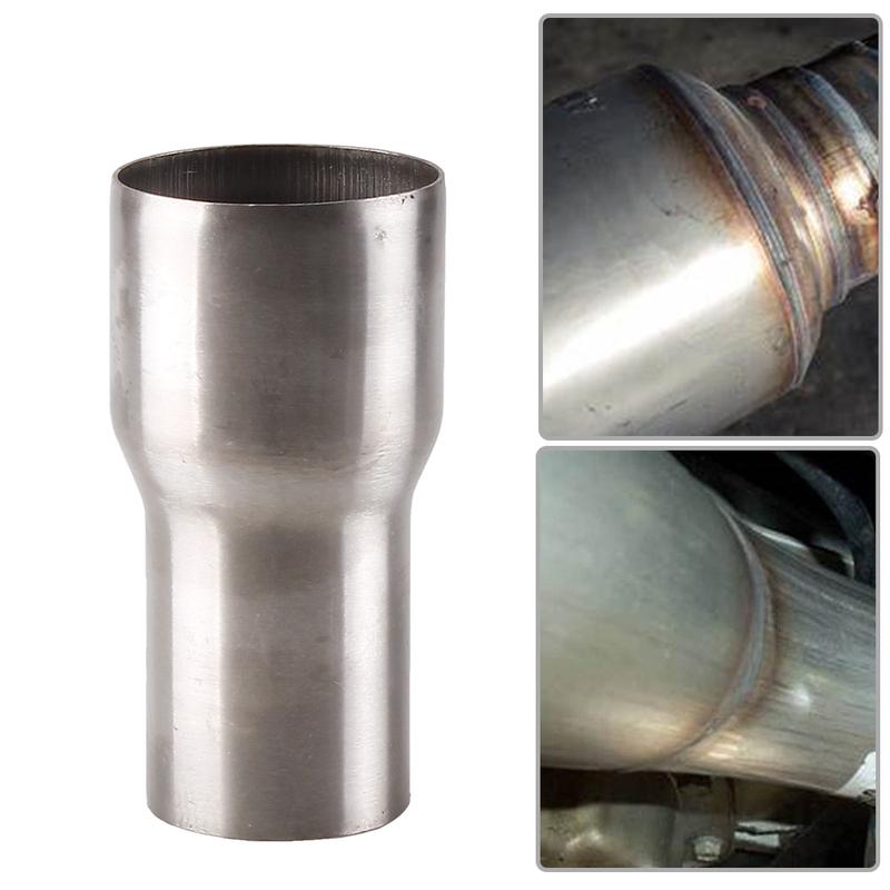 OD:2" 2.2'' 2.5'' 3'' Universal Stainless Steel Car Exhaust Reducer Connector Pipe Tube Adapter Intake Pipe Connection Joint