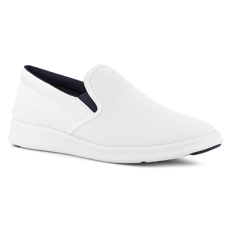 UGG Sheldon Fabric Casual Shoes Men's White 1124893-WHT