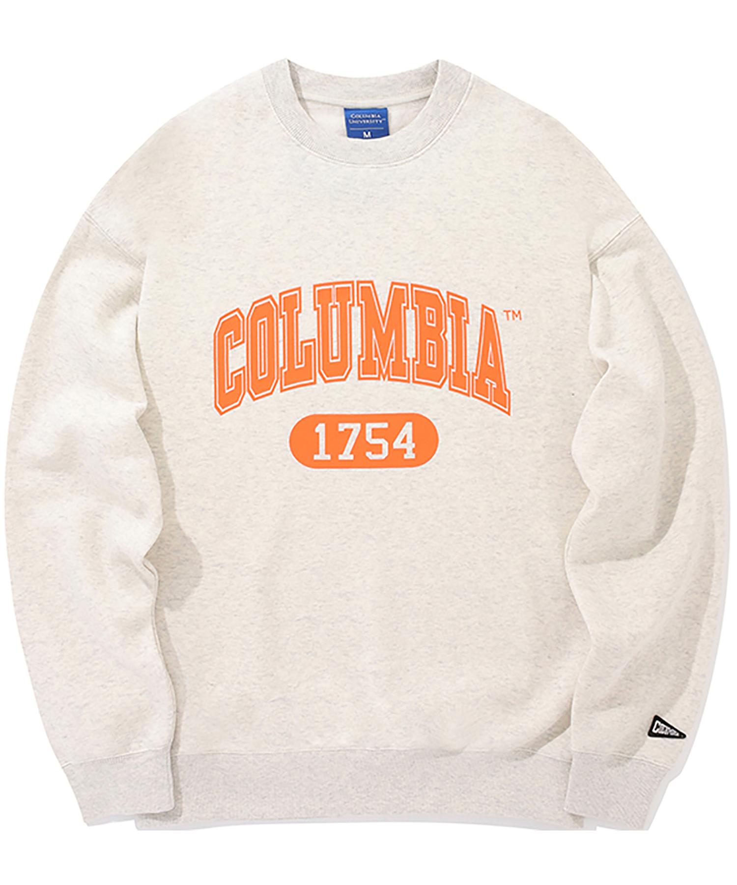 Columbia University 1754 Arch Logo Fleece Sweatshirts Oatmeal Oatmeal/L