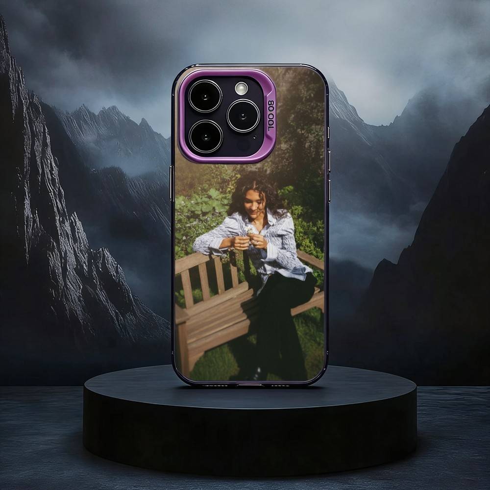 Singer O-Olivia D-Dean Phone Case For iPhone17,16,15,14,13,12,11 Plus,Pro Max Black Candy silver phone case